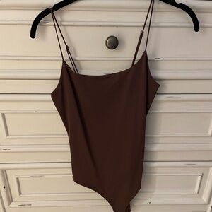 Nuuds Cami Body Suit Coffee - Small